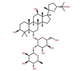 Pseudoginsenoside FII (CAS 69884-00-0) - chemical structure image