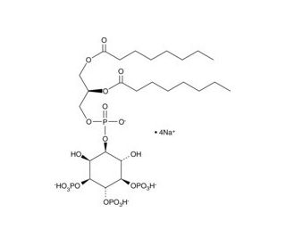 PtdIns-(3,4,5)-P3 (1,2-dioctanoyl) (sodium salt) - chemical structure image