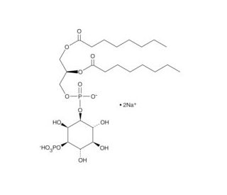 PtdIns-(3)-P1 (1,2-dioctanoyl) (sodium salt) - chemical structure image