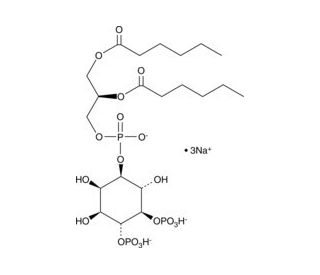 PtdIns-(4,5)-P2 (1,2-dihexanoyl) (sodium salt) - chemical structure image