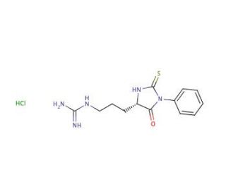 PTH-arginine hydrochloride (CAS 117756-28-2) - chemical structure image