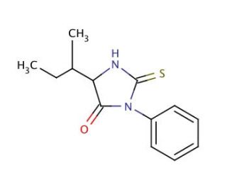 PTH-isoleucine (CAS 5066-94-4) - chemical structure image