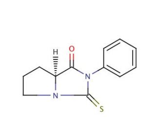PTH-L-proline (CAS 29635-99-2) - chemical structure image