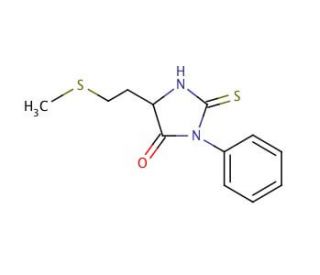 PTH-methionine (CAS 4370-90-5) - chemical structure image