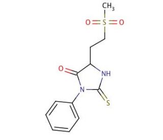 PTH-methionine sulfone (CAS 68984-76-9) - chemical structure image