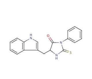 PTH-tryptophan (CAS 5789-24-2) - chemical structure image