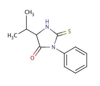 PTH-valine (CAS 4333-20-4) - chemical structure image