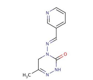 Pymetrozin (CAS 123312-89-0) - chemical structure image