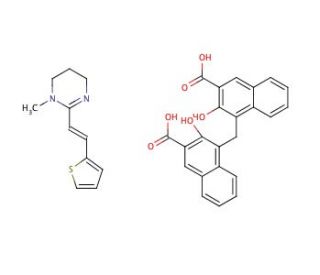 Pyrantel Pamoate (CAS 22204-24-6) - chemical structure image