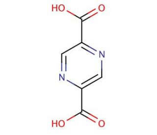 Pyrazine-2,5-dicarboxylic acid - chemical structure image