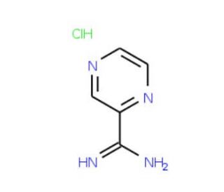 Pyrazine-2-carboxamidine hydrochloride (CAS 138588-41-7) - chemical structure image
