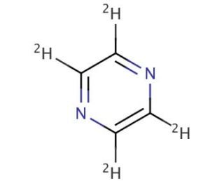 Pyrazine-d4 (CAS 1758-62-9) - chemical structure image