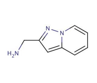 Pyrazolo[1,5-a]pyridin-2-yl-methylamine hydrochloride (CAS 885275-06-9) - chemical structure image