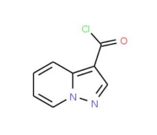 Pyrazolo[1,5-a]pyridine-3-carbonyl chloride (CAS 78933-24-1) - chemical structure image