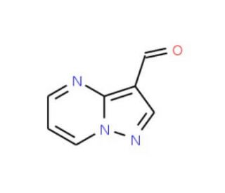 Pyrazolo[1,5-a]pyrimidine-3-carbaldehyde (CAS 879072-59-0) - chemical structure image