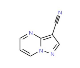 Pyrazolo[1,5-a]pyrimidine-3-carbonitrile (CAS 25939-87-1) - chemical structure image