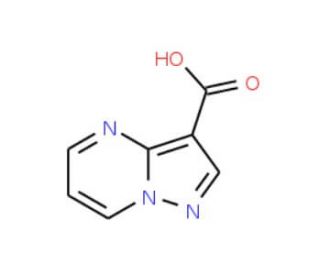 Pyrazolo[1,5-a]pyrimidine-3-carboxylic acid (CAS 25940-35-6) - chemical structure image