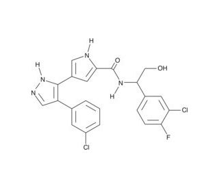 Pyrazolylpyrrole ERK Inhibitor (CAS 933786-58-4) - chemical structure image
