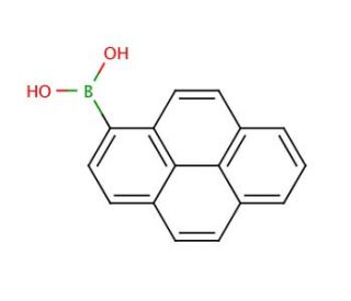Pyrene-1-boronic acid (CAS 164461-18-1) - chemical structure image