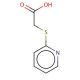 (Pyridin-2-ylsulfanyl)acetic acid (CAS 10002-29-6) - chemical structure image