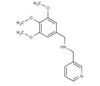 Pyridin-3-ylmethyl-(3,4,5-trimethoxy-benzyl)-amine - chemical structure image