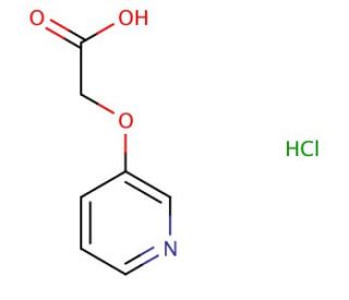 (Pyridin-3-yloxy)-acetic acid hydrochloride - chemical structure image