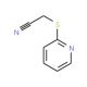 Pyridine-2-thioacetonitrile - chemical structure image