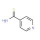 pyridine-4-carbothioamide (CAS 2196-13-6) - chemical structure image