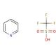 Pyridinium trifluoromethanesulfonate (CAS 52193-54-1) - chemical structure image