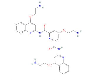 Pyridostatin (CAS 1085412-37-8) - chemical structure image