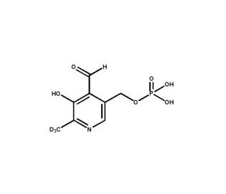 Pyridoxal 5&prime;-phosphate (methyl-D3) (CAS 1354560-58-9) - chemical structure image