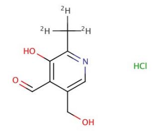 Pyridoxal-methyl-d3 hydrochloride (CAS 1173023-49-8) - chemical structure image