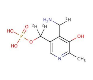 Pyridoxamine Phosphate - Labeled d3 (CAS 529-96-4 (unlabeled)) - chemical structure image