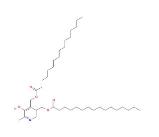 Pyridoxine dipalmitate (CAS 635-38-1) - chemical structure image