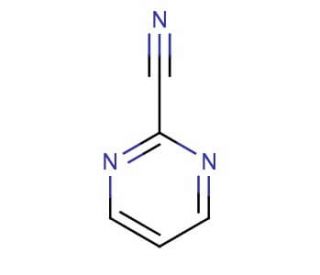 Pyrimidine-2-carbonitrile (CAS 14080-23-0) - chemical structure image