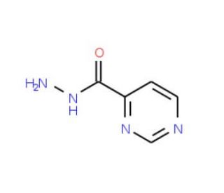 Pyrimidine-4-carboxylic acid hydrazide (CAS 39513-54-7) - chemical structure image