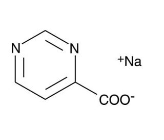 Pyrimidine-4-carboxylic Acid (sodium salt) (CAS 819850-18-5) - chemical structure image