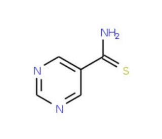 Pyrimidine-5-carbothioic acid amide (CAS 88891-75-2) - chemical structure image
