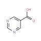 Pyrimidine-5-carboxylic acid (CAS 4595-61-3) - chemical structure image