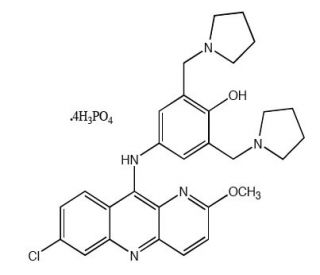 Pyronaridine Tetraphosphate (CAS 76748-86-2) - chemical structure image