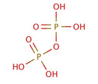 Pyrophosphoric acid (CAS 2466-09-3) - chemical structure image