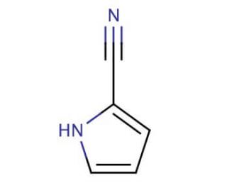 Pyrrole-2-carbonitrile (CAS 4513-94-4) - chemical structure image
