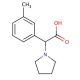 Pyrrolidin-1-yl-m-tolyl-acetic acid - chemical structure image