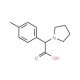 Pyrrolidin-1-yl-p-tolyl-acetic acid - chemical structure image