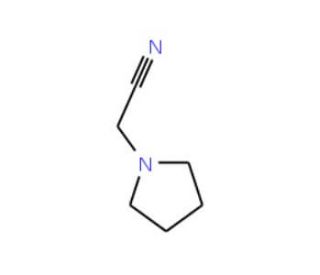Pyrrolidin-1-ylacetonitrile (CAS 29134-29-0) - chemical structure image