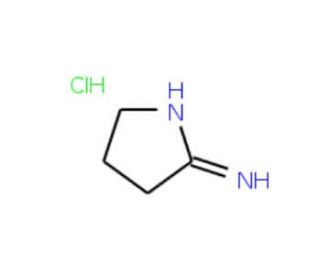 Pyrrolidin-2-imine hydrochloride (CAS 7544-75-4) - chemical structure image