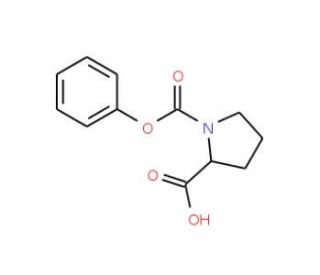 Pyrrolidine-1,2-dicarboxylic acid 1-phenyl ester - chemical structure image