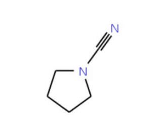 Pyrrolidine-1-carbonitrile (CAS 1530-88-7) - chemical structure image