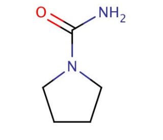 Pyrrolidine-1-carboxylic acid amide (CAS 4736-71-4) - chemical structure image