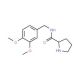 Pyrrolidine-2-carboxylic acid 3,4-dimethoxy-benzylamide (CAS 438581-56-7) - chemical structure image